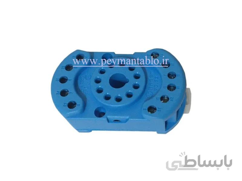 پایه رله فیندر 11 پین (11 سوراخ) Finder 90.23 ا پایه رله فیندر 11 پین (11 سوراخ) ، فیندر ایتالیا