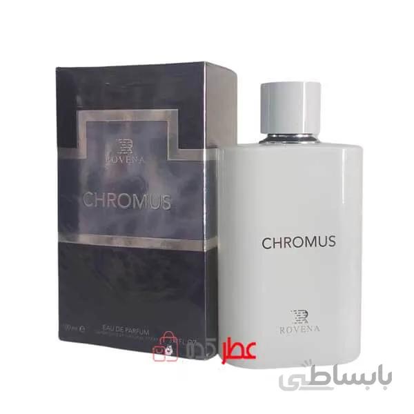 ادکلن مردانه روونا Rovena Chromus حجم 100 میل ایو سن لورن کروس سفید