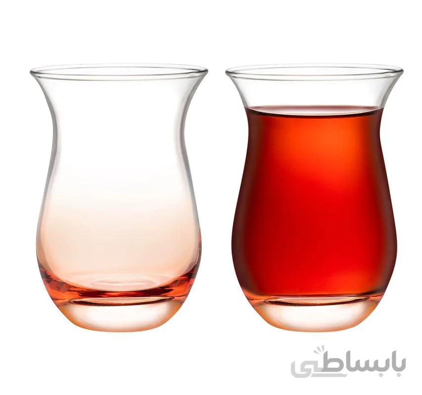 استکان چای خوری 6 عددی مدل Clarette مادام کوکو