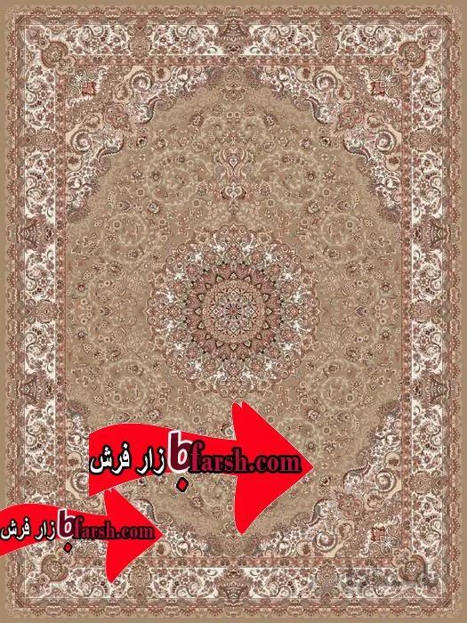فرش نگین مشهد طرح708 گردویی