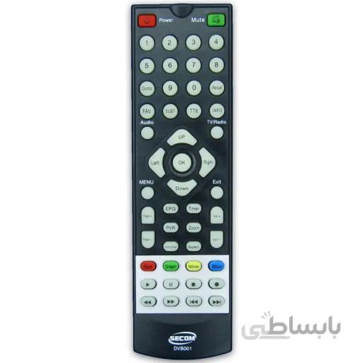 کنترل گیرنده دیجیتال سکام SECOM مدل DVB001