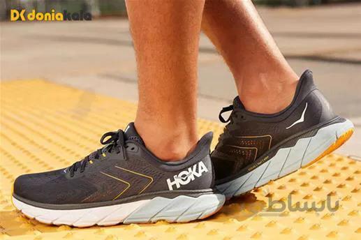 کفش هوکا اورجینال دویدن | پیاده روی | رانینگ مدل اراهی 5 Hoka one one Arahi 5 1115010 OBBF ا Original running shoes Walking Running Hoka one one Arahi 5 1115010 OBBF