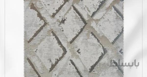 پرده مخمل طرح دار کد 7018