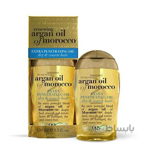 روغن آرگان اوجی ایکس ogx اصل | مخصوص موی خشک | ۱۰۰ میل
