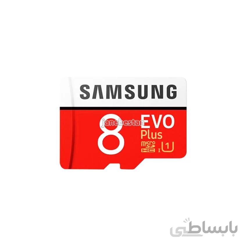 کارت حافظه سامسونگ microSDHC مدل EVO PLUS ظرفیت 8 گیگابایت