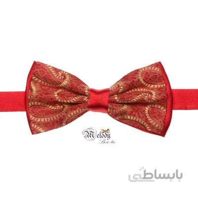 پاپیون سری مندو - مردانه (طرح ترمه قرمز)