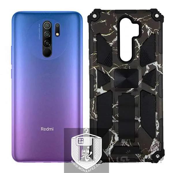 قاب چریکی ضد ضربه شیائومی Redmi Note 8 Pro هولدر دار کد XM268E