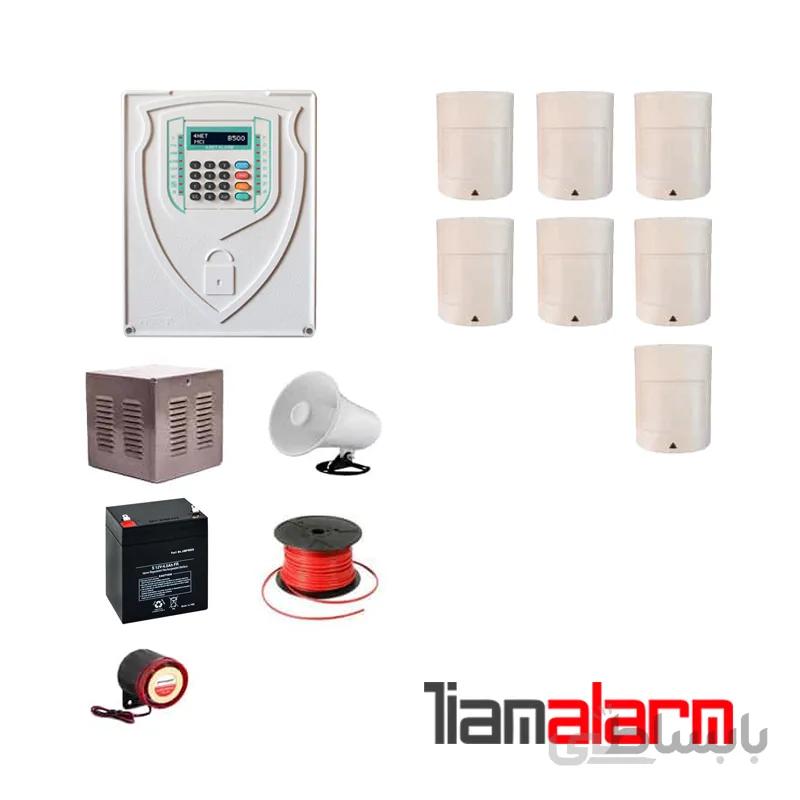 پکیج دزدگیر اماکن با سیم مدل فورنت سیم کارتی و تلفنیB500PR7