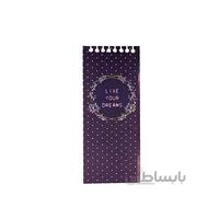 دفترچه سیمی مستطیل خالخالی