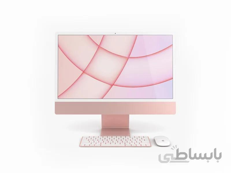 کامپیوتر اپل I MAC 24inch Apple M1 GPU 8Core 512G MGPN3 Pink ا I MAC 24inch Apple M1 GPU 8Core 512G MGPN3 Pink