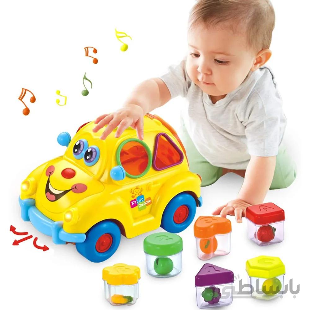 اسباب بازی موزیکال ماشین میوه ای هولی تویز مدل 516 Hola Super Fun Fruit Car