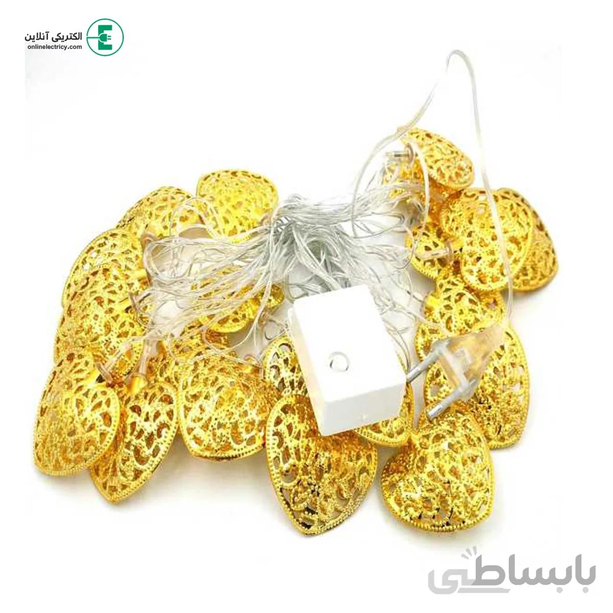 ریسه قلب فلزی 5 متری LED