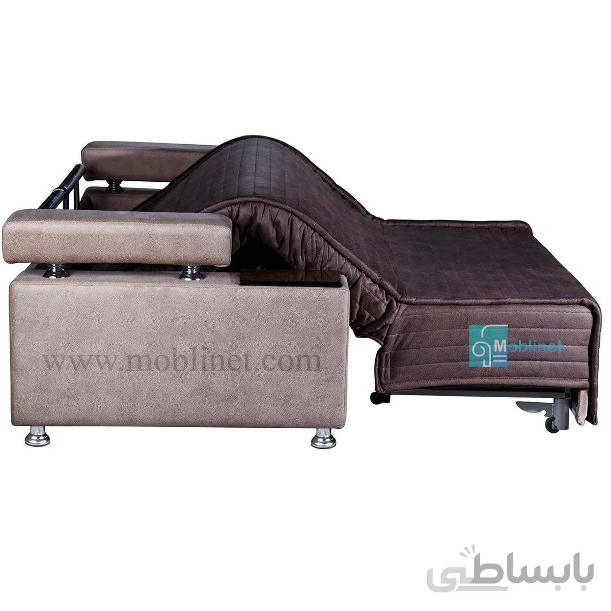 مبل تختخوابشو دونفره لاریکس باکسدار