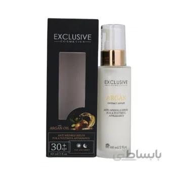 سرم ضد چروک آرگان اکسکلوسیو ا ( EXCLUSIVE Anti-Wrinkle Serum with Argan extract )