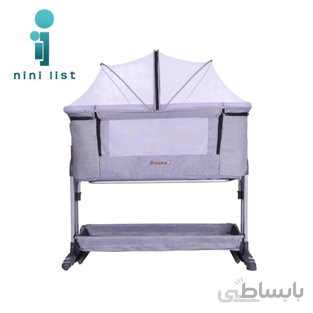 تخت کنار مادرHannah مدل Amor طوسی