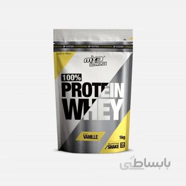 پودر 100%پروتین وی mx3 با طعم وانیل 1 کیلو گرم