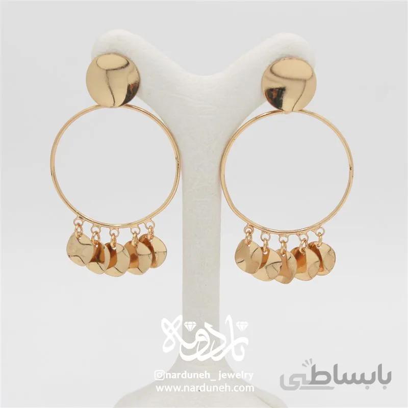 گوشواره سکه برند coco - 02