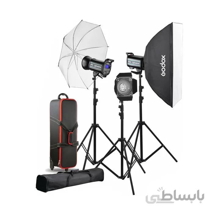 کیت فلاش گودکس Godox QS300II 3-Light Studio