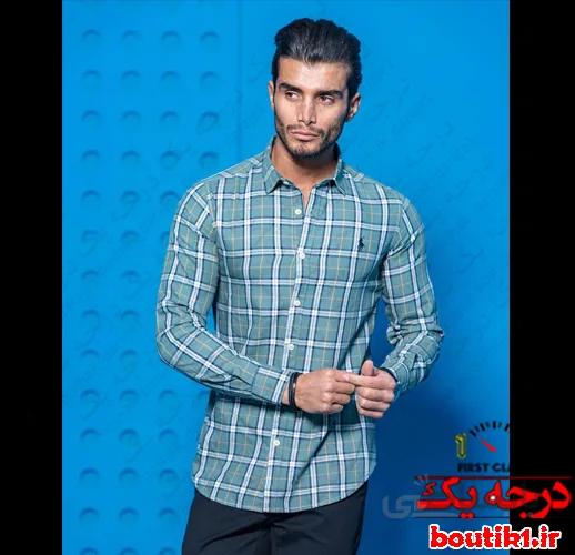 پیراهن POLO آستین بلند نخ پنبه