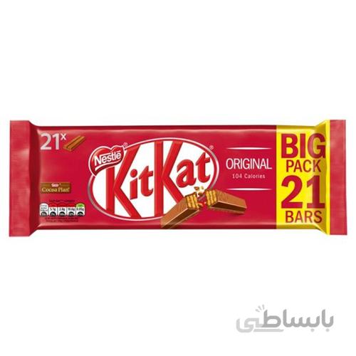 شکلات کیت کت ۲ انگشتی بسته ۲۱عددی – Kit Kat 21 Bars