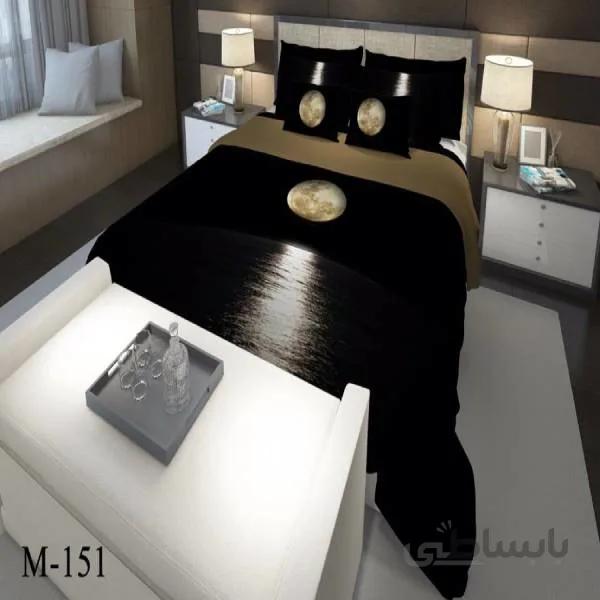 روتختی سه بعدی ساتن ابریشم ترک طرح مدرن کد M 151