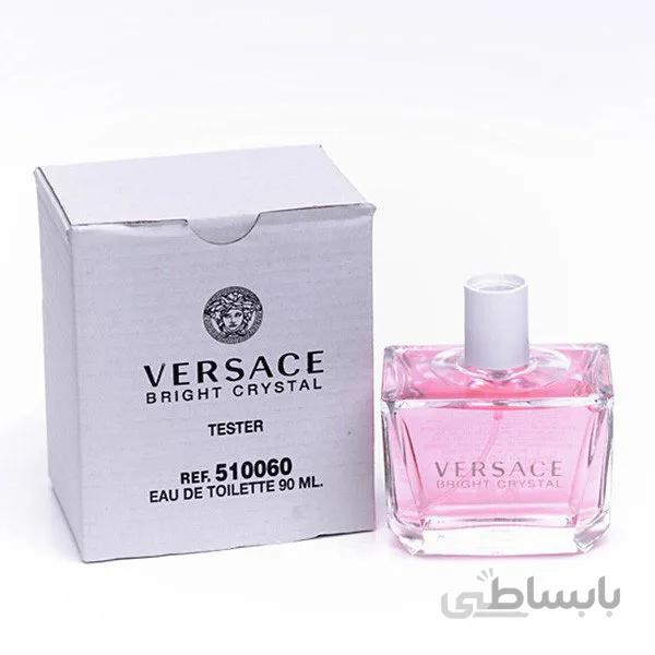 تستر ادو تویلت زنانه ورساچه مدل Bright Crystal حجم 90 میل ا Versace Bright Crystal Eau De Toilette Tester for Women 90 ml