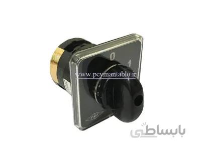 کلید سلکتور (گردان) تک فاز ، یکطرفه ، 12 آمپر ، TRS