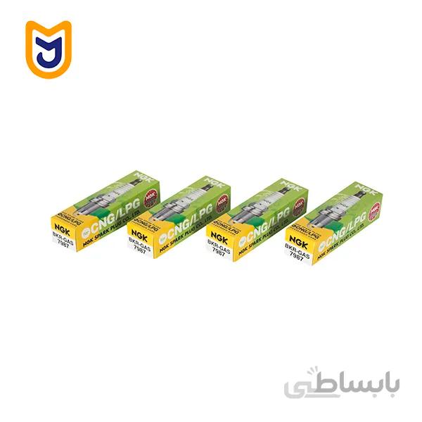 شمع موتور خودرو ان جی کی NGK مدل BKR-GAS مناسب آردی , روآ و پیکان گازسوز