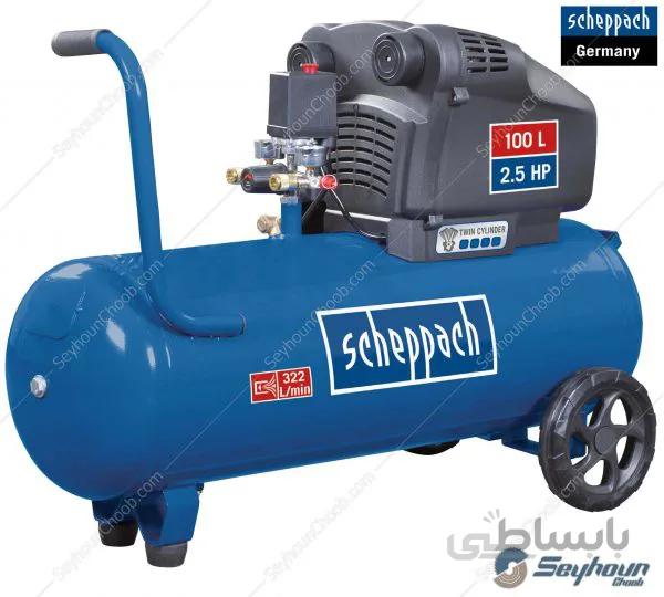 کمپرسور باد 2 سیلندر 100 لیتری 1800 وات 10 بار شپخ مدل 5906134901 – HC105DC