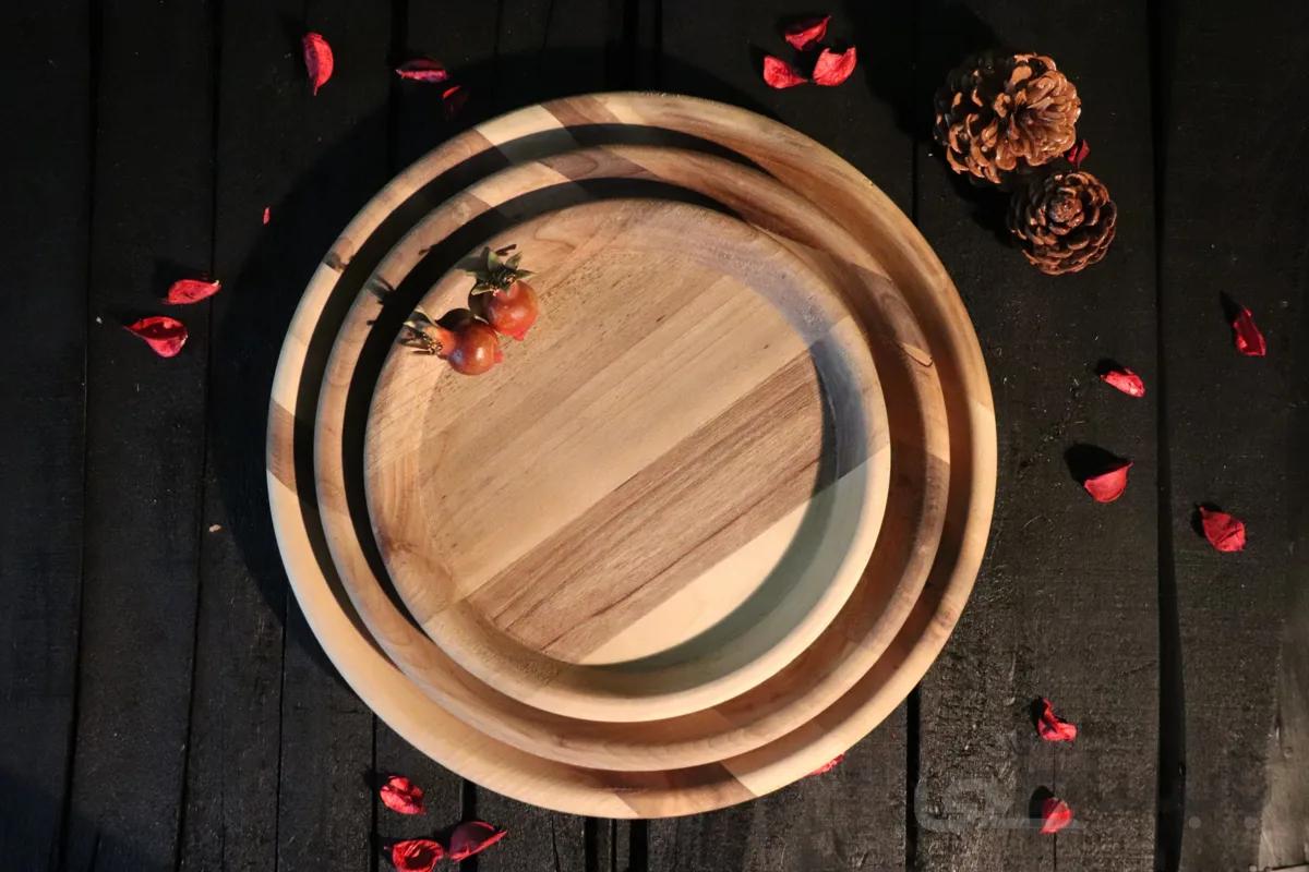 سینی چوبی کد 338575