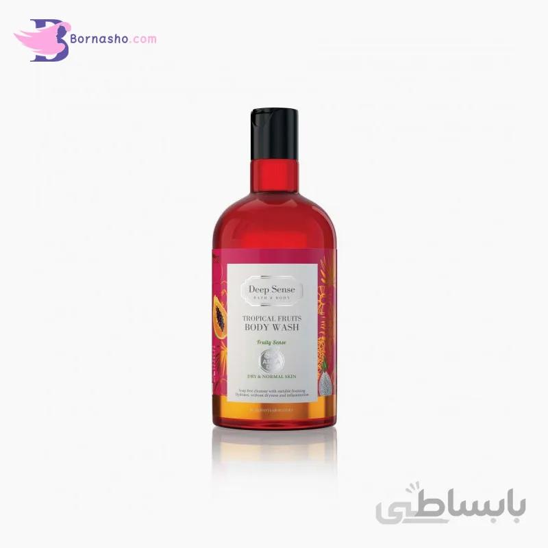 شامپو بدن پوست خشك و معمولی 400 میلی لیتر دیپ سنس ا Deep Sense Topical Fruits Body Wash