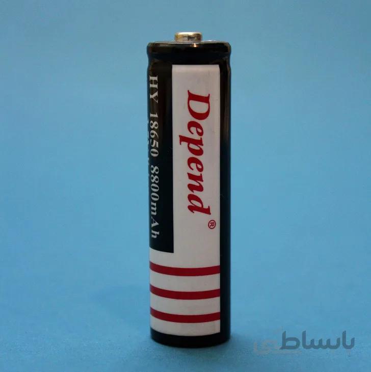 باتری لیتیوم یون 3.7v سایز 18650 8800mAh مارک Depend