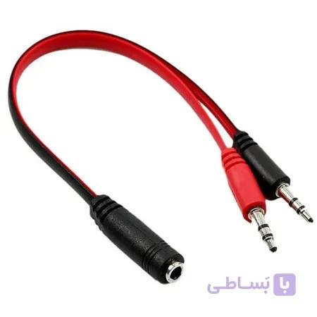 تبدیل 2 به 1 جک 3.5 میلی متری مدل HM21