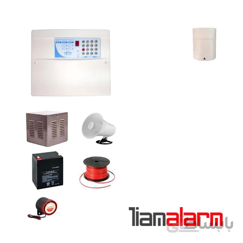 پکیج دزدگیر اماکن باسیم مدل فایواستار سیم کارتی و تلفنیfs206pr1