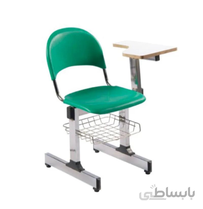 صندلی آموزشی سبددارB411A | صندلی دانشجویی