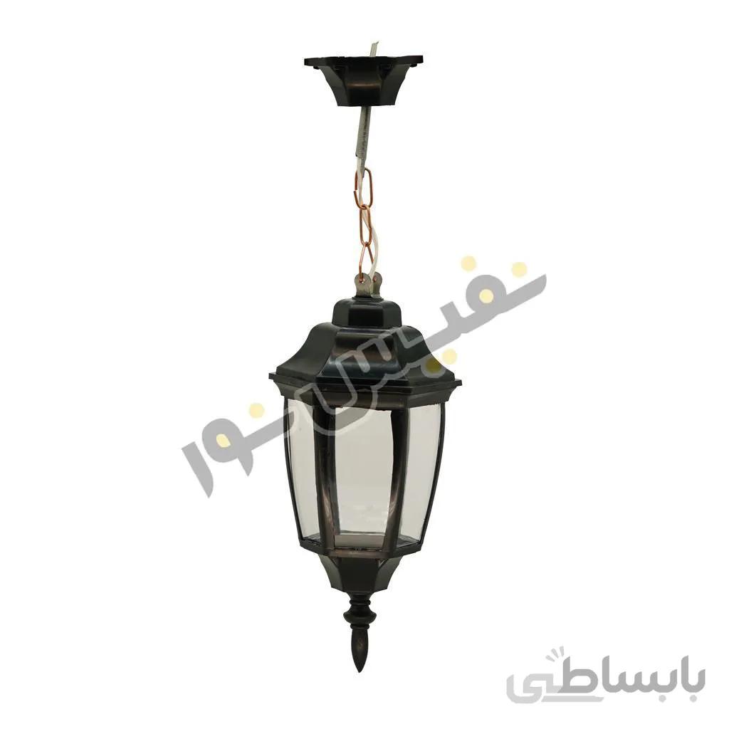 چراغ حیاطی و پارکی اویز پلاستیکی خمره ای ol01 a