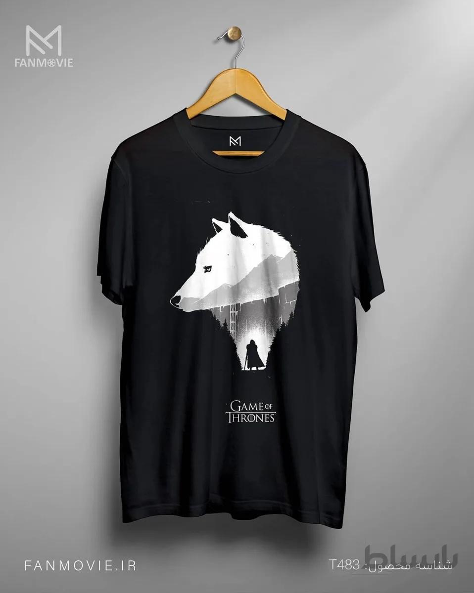 تیشرت گیم آف ترونز طرح WHITEWOLF
