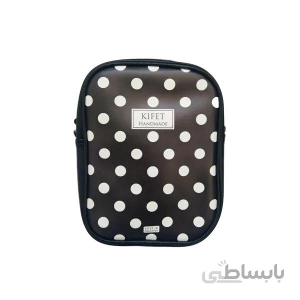 کیف دوشی توپی زمینه مشکی
