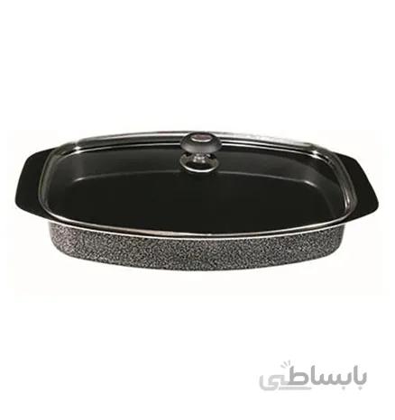 تابه ماهی درب پیرکس تفلون تابان