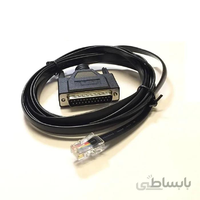 کابل شبکه RJ-45 به DB25M تخت
