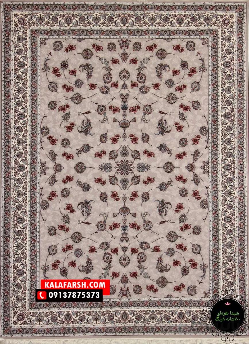 فرش کاشان طرح شیدا 700 شانه