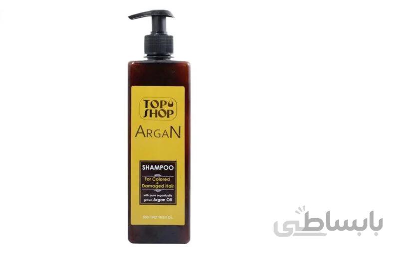 شامپو آرگان تاپ شاپ مخصوص موهاي رنگ شده 500 ميل