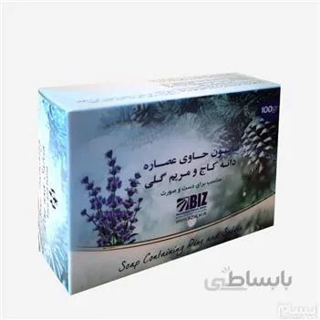 صابون دانه کاج و مریم گلی