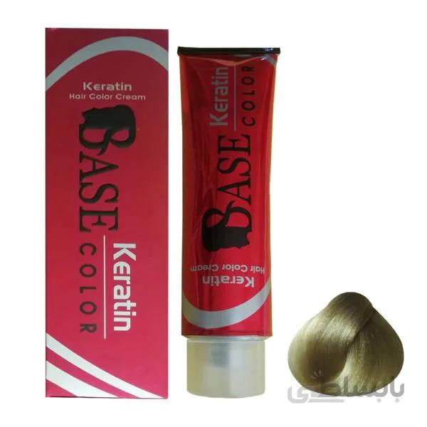 رنگ مو بیس شماره 9/2 رنگ بلوند زیتونی خیلی روشن 125 میلی لیتر ا Base hair color number 9.2