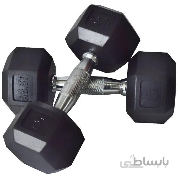 دمبل شش ضلعی 5 کیلویی