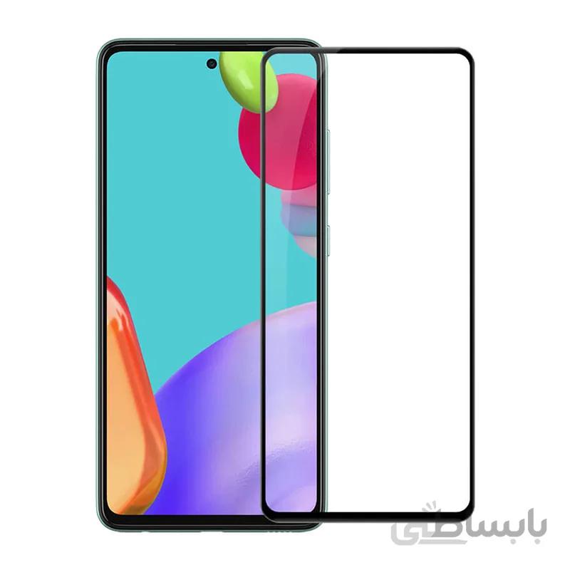 محافظ صفحه نمایش شیشه ای گلس سامسونگ Full Glass Screen Protector Samsung Galaxy A52 5G , A52 4G