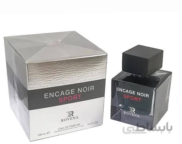 ادو پرفیوم مردانه روونا ENCAGE NOIR SPORT حجم 100 میل l ارسال رایگان