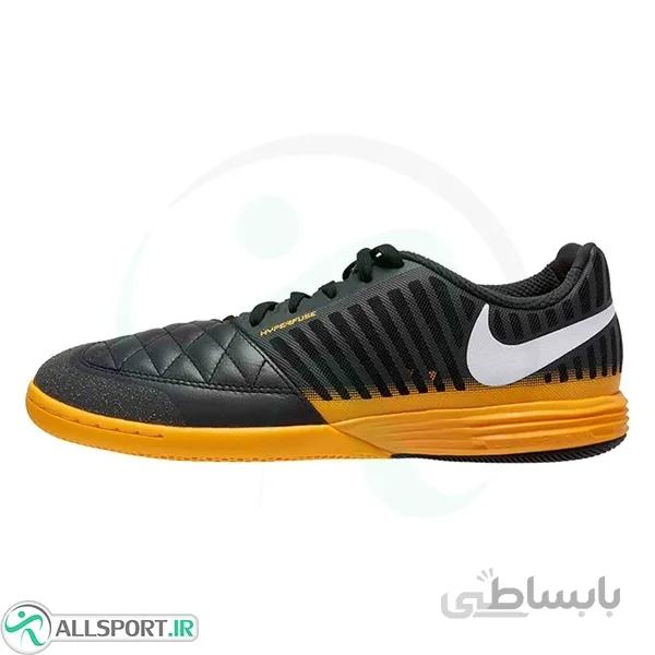 کفش فوتسال نایک لونار گتو Nike Lunargato II Black White Orange 580456-018