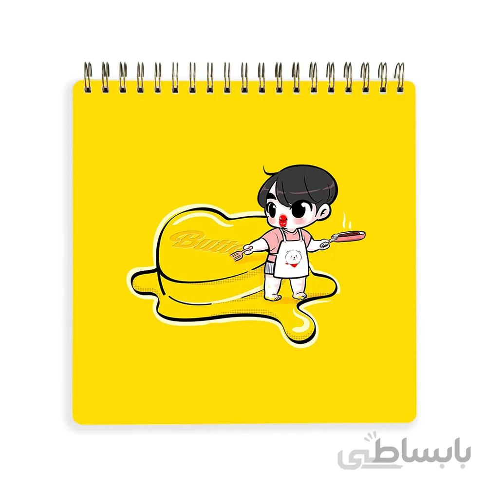 دفترچه يادداشت bts butter کد 10100229