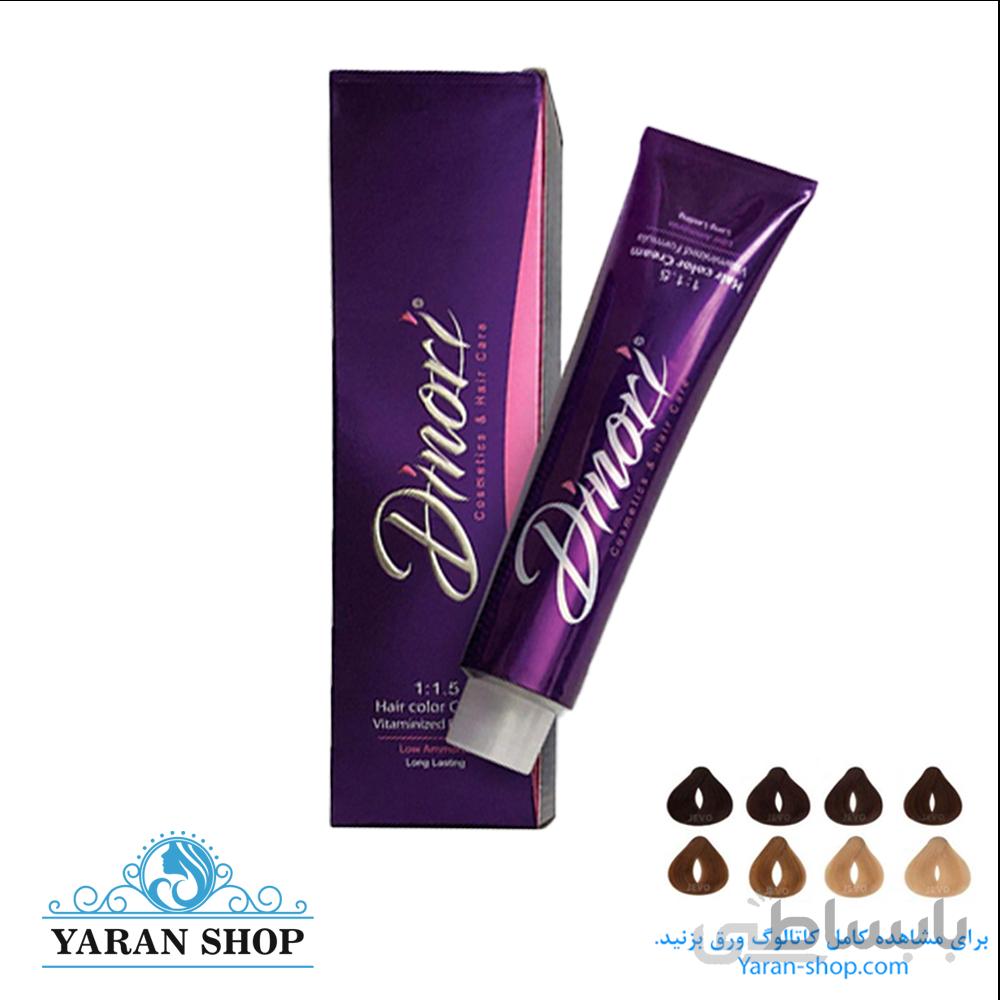 رنگ مو کم امونیاک دینوری کنفی شماره dinori dr2